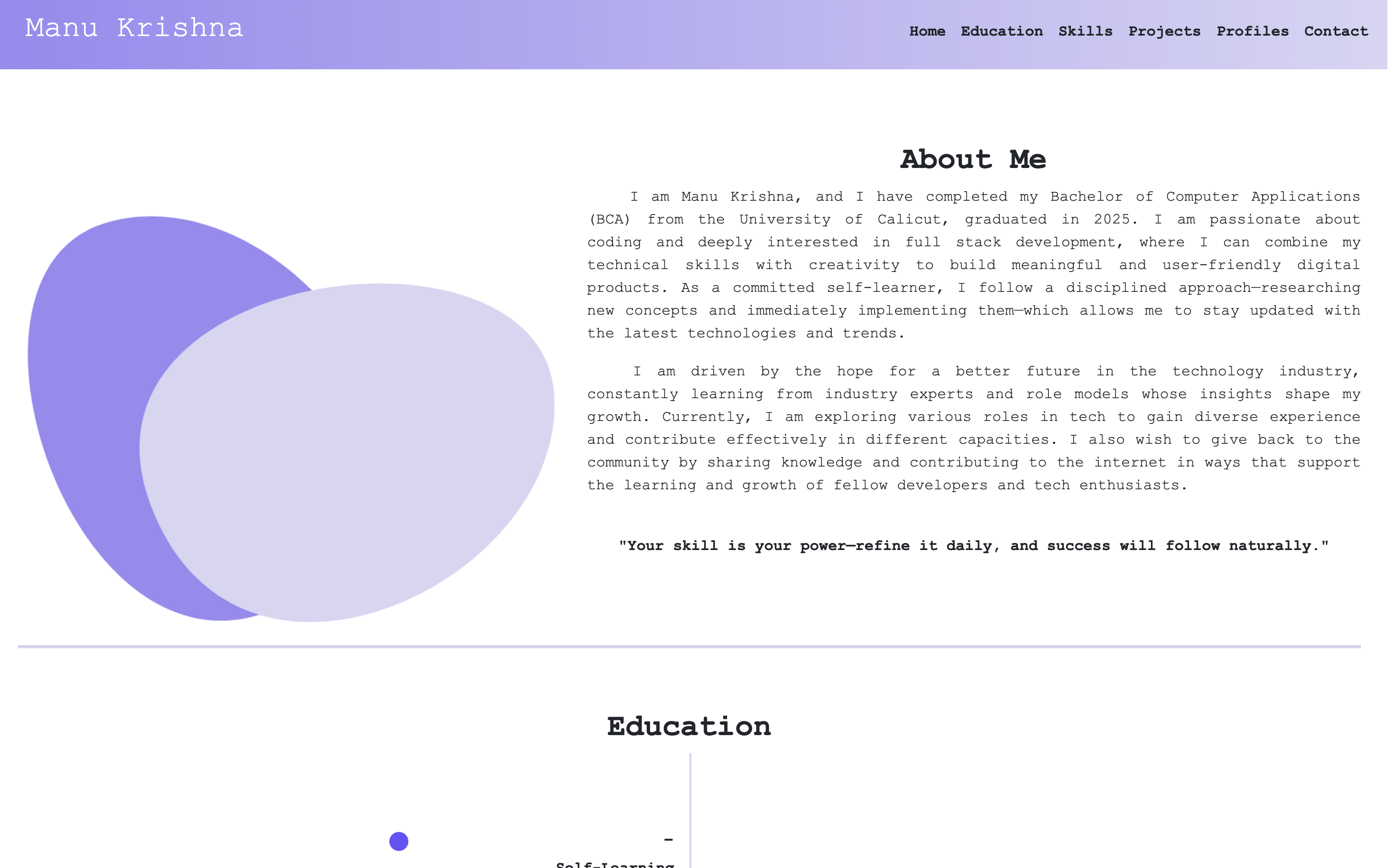 Manu Krishna-Projects